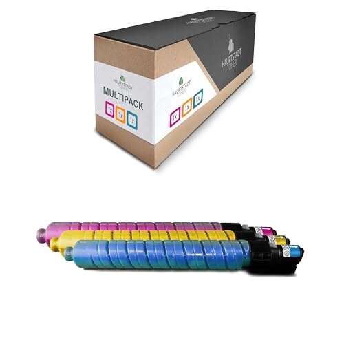 HAUPTSTADT TONER Toner 3X Premium kompatibel mit Ricoh Aficio MPC3500 MPC4500 ersetzt 888609-888611 Color von HAUPTSTADT TONER