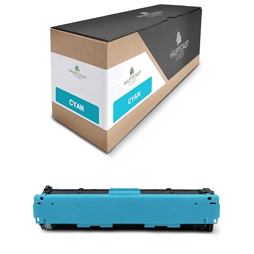HAUPTSTADT TONER Toner Premium kompatibel für Canon I-Sensys MF631 MF632 MF634 MF635 MF636 ersetzt 045 / 045H XXL C 1245 C 002 Cyan von HAUPTSTADT TONER