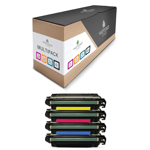 HAUPTSTADT TONER Toner im Set 10x Premium kompatibel mit HP Color Laserjet Enterprise Flow MFP M652 M653 M681 M682 ersetzt CF450A-53A 655A HAUPTSTADT TONER Toner im Set 10x Premium kompatibel mit HP Color Laserjet Enterprise Flow MFP M652 M653 M681 M682 ersetzt CF450A-53A 655A von HAUPTSTADT TONER
