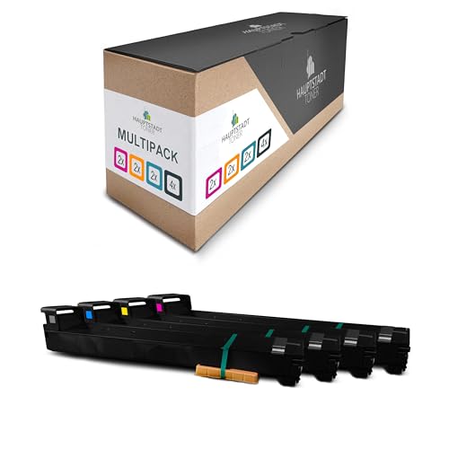 HAUPTSTADT TONER Toner im Set 10x Premium kompatibel mit HP Color Laserjet M855 ersetzt CF310A-13A CKMY von HAUPTSTADT TONER