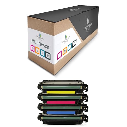 HAUPTSTADT TONER Toner im Set 5X Premium kompatibel mit HP Color Laserjet Enterprise Flow MFP M652 M653 M681 M682 ersetzt CF450A-53A 655A HAUPTSTADT TONER Toner im Set 5X Premium kompatibel mit HP Color Laserjet Enterprise Flow MFP M652 M653 M681 M682 ersetzt CF450A-53A 655A von HAUPTSTADT TONER