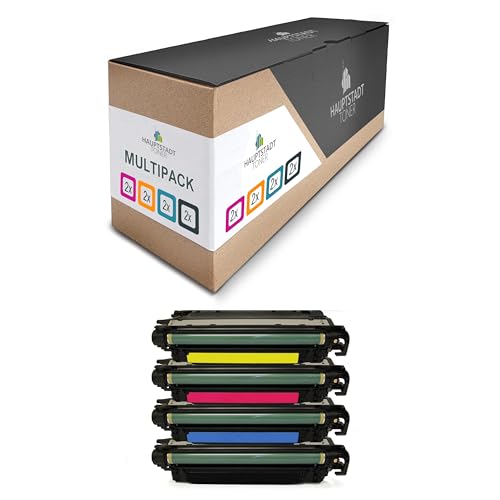 HAUPTSTADT TONER Toner im Set 8X Premium kompatibel mit HP Color Laserjet Enterprise Flow MFP M652 M653 M681 M682 ersetzt CF450A-53A 655A HAUPTSTADT TONER Toner im Set 8X Premium kompatibel mit HP Color Laserjet Enterprise Flow MFP M652 M653 M681 M682 ersetzt CF450A-53A 655A von HAUPTSTADT TONER