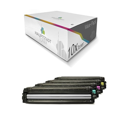 HAUPTSTADT TONER XXL Toner im Set 10x kompatibel für Samsung ProXpress C4010 C4060 ersetzt CLT-Y603L CLT-M603L CLT-C603L CLT-K603L CMYK HAUPTSTADT TONER XXL Toner im Set 10x kompatibel für Samsung ProXpress C4010 C4060 ersetzt CLT-Y603L CLT-M603L CLT-C603L CLT-K603L CMYK von HAUPTSTADT TONER