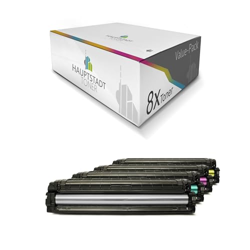 HAUPTSTADT TONER XXL Toner im Set 8X kompatibel für Samsung ProXpress C4010 C4060 ersetzt CLT-Y603L CLT-M603L CLT-C603L CLT-K603L CMYK HAUPTSTADT TONER XXL Toner im Set 8X kompatibel für Samsung ProXpress C4010 C4060 ersetzt CLT-Y603L CLT-M603L CLT-C603L CLT-K603L CMYK von HAUPTSTADT TONER