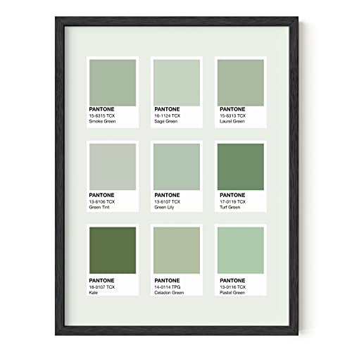 HAUS AND HUES Grüne Raumdekoration, ästhetisch – von Green Wanddekoration, Wohnheim, Wanddekoration, Salbeigrün, ästhetische Poster für Schlafzimmer, grüne Wandkunst, dunkelgrün, Raumdekoration, von HAUS AND HUES