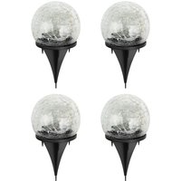 Haushalt - international Solarleuchte led Crackle Glas, mit Erdspieß, 4er-Set Haushalt - international Solarleuchte led Crackle Glas, mit Erdspieß, 4er-Set von HAUSHALT