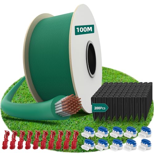 100M Universal Begrenzungskabel für Mähroboter + 200 Erdnägel + 10 Mähroboter Kabelverbinder + 10 Anschlussklemmen, HAUSPROFI Begrenzungskabel Mähroboter, Mähroboter Kabel für Alle Mähroboter 100M Universal Begrenzungskabel für Mähroboter + 200 Erdnägel + 10 Mähroboter Kabelverbinder + 10 Anschlussklemmen, HAUSPROFI Begrenzungskabel Mähroboter, Mähroboter Kabel für Alle Mähroboter von HAUSPROFI