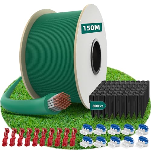 150M Universal Begrenzungskabel für Mähroboter + 300 Erdnägel + 10 Mähroboter Kabelverbinder + 10 Anschlussklemmen, HAUSPROFI Begrenzungskabel Mähroboter, Mähroboter Kabel für Alle Mähroboter 150M Universal Begrenzungskabel für Mähroboter + 300 Erdnägel + 10 Mähroboter Kabelverbinder + 10 Anschlussklemmen, HAUSPROFI Begrenzungskabel Mähroboter, Mähroboter Kabel für Alle Mähroboter von HAUSPROFI