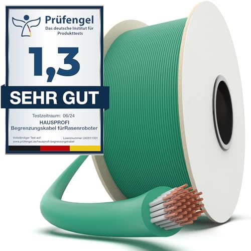 850m Universal Begrenzungskabel für Mähroboter, HAUSPROFI Begrenzungsdraht aus verzinntem Kupfer Begrenzungs Kabel für alle Rasenroboter Rasenmähroboter Ø2,7mm 850m Universal Begrenzungskabel für Mähroboter, HAUSPROFI Begrenzungsdraht aus verzinntem Kupfer Begrenzungs Kabel für alle Rasenroboter Rasenmähroboter Ø2,7mm von HAUSPROFI