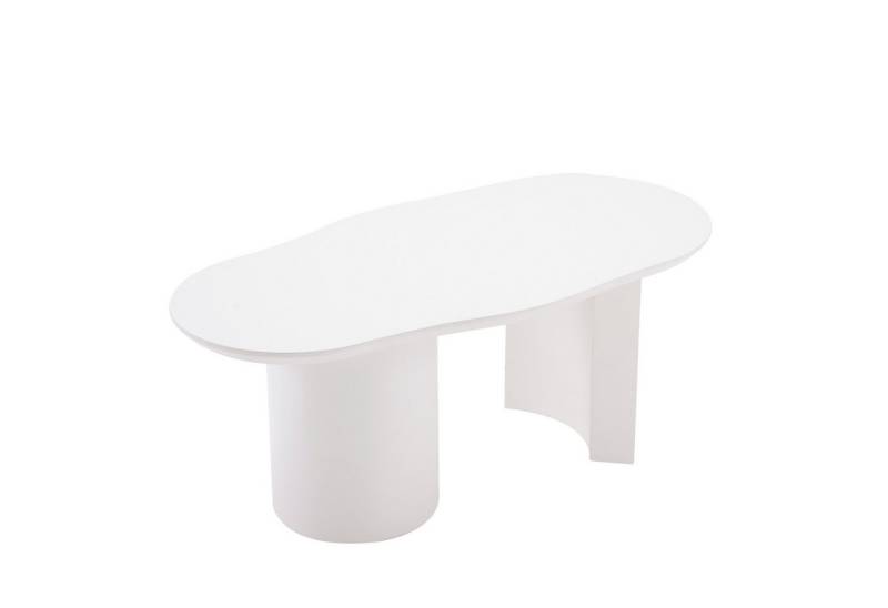 HAUSS SPOLE Couchtisch unregelmäßiger Couchtisch aus MDF, lackierte Oberfläche weiß (1-St) von HAUSS SPOLE