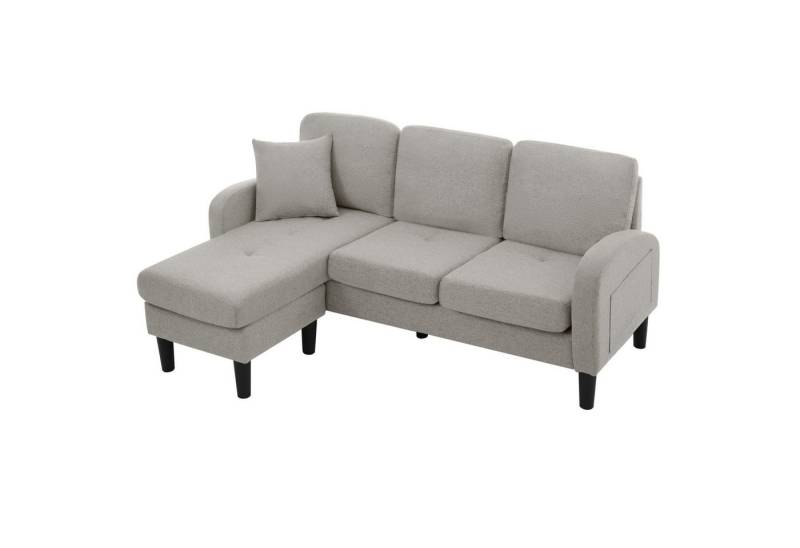 HAUSS SPOLE Ecksofa L-förmiges 3-Sitzer Sofa, Modulares Design, Ideal für Wohnzimmer Grau, Polstersofa, Sofa, L-förmiges Ecksofa mit Chaiselongue HAUSS SPOLE Ecksofa L-förmiges 3-Sitzer Sofa, Modulares Design, Ideal für Wohnzimmer Grau, Polstersofa, Sofa, L-förmiges Ecksofa mit Chaiselongue von HAUSS SPOLE