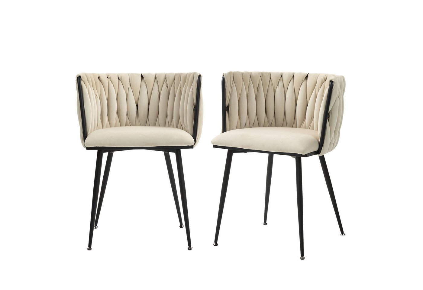 HAUSS SPOLE Esszimmerstuhl 2er-Set Relaxsessel Küchenstuhl mit Metallbeinen,weichen Kissen HAUSS SPOLE Esszimmerstuhl 2er-Set Relaxsessel Küchenstuhl mit Metallbeinen,weichen Kissen von HAUSS SPOLE