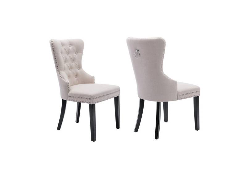 HAUSS SPLOE Esszimmerstuhl Esszimmerstuhl 2 St Küchenstuhl Wohnzimmerstuhl Polsterstuhl (Schlafzimmerstuhl Küchenstuhl Wohnzimmer Lounge Freizeitstuhl, 2 St) von HAUSS SPLOE