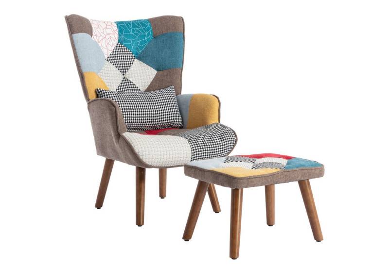 HAUSS SPOLE Loungesessel Freizeitstuhl mit Fußstütze, Rückenlehne und Kissen für Wohnzimmer (2-St), mit Relaxfunktion von HAUSS SPOLE
