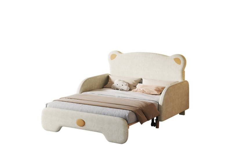 HAUSS SPOLE Polsterbett Polsterbett Funktionsbett Bettrahmen Jugendbett Doppelbett, modernes Design von HAUSS SPOLE