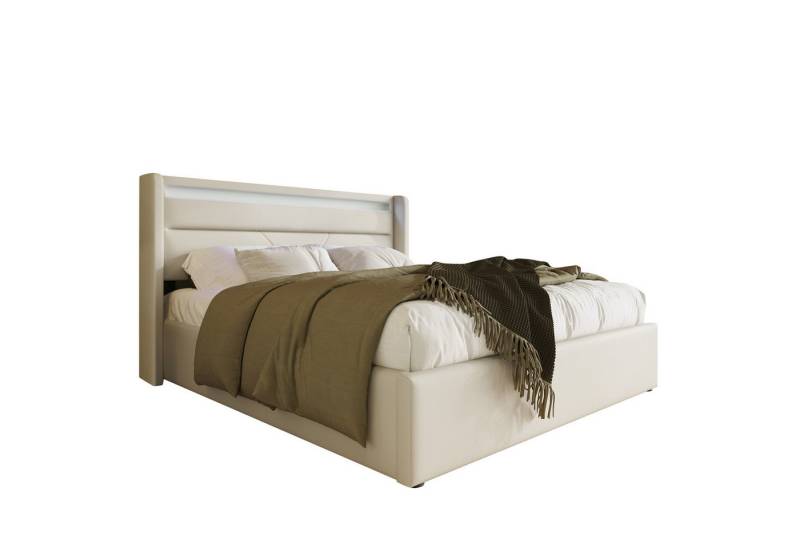 HAUSS SPOLE Polsterbett Polsterbett hydraulisches Doppelbett Funktionsbett Bettrahmen, Platz sparen von HAUSS SPOLE