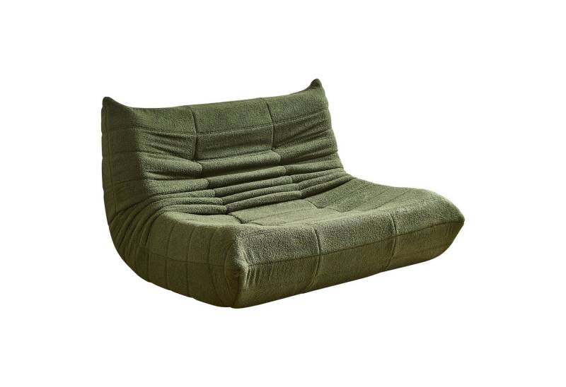 HAUSS SPOLE Sitzsack 2-Sitzer Lazy-Sofa aus Teddy-Samt, modernes Design, Wohnzimmer grün (1 St) von HAUSS SPOLE