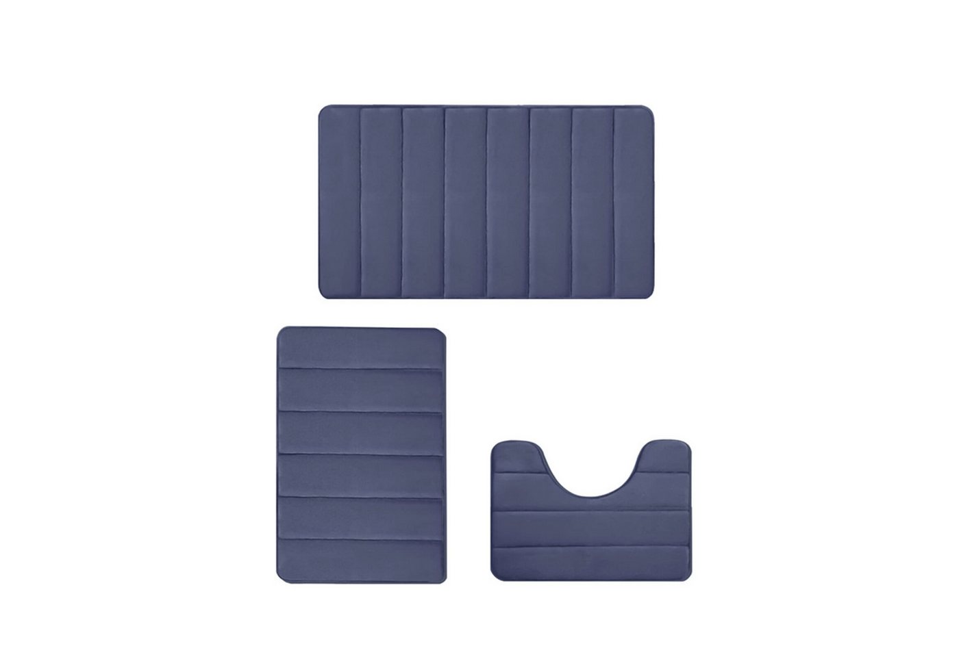 HAUSS SPOLE Badematte 3er Badematten Set Badvorleger Duschvorleger Duschmatte Badteppich, PVC-Rückseite, Rutschfest, Weich, Maschinenwaschbar, Polyester, 40x60+50x60U+50x80CM, Badezimmern Waschtischen Schlafzimmern Wohnzimmern Fluren Waschküchen HAUSS SPOLE Badematte 3er Badematten Set Badvorleger Duschvorleger Duschmatte Badteppich, PVC-Rückseite, Rutschfest, Weich, Maschinenwaschbar, Polyester, 40x60+50x60U+50x80CM, Badezimmern Waschtischen Schlafzimmern Wohnzimmern Fluren Waschküchen von HAUSS SPOLE