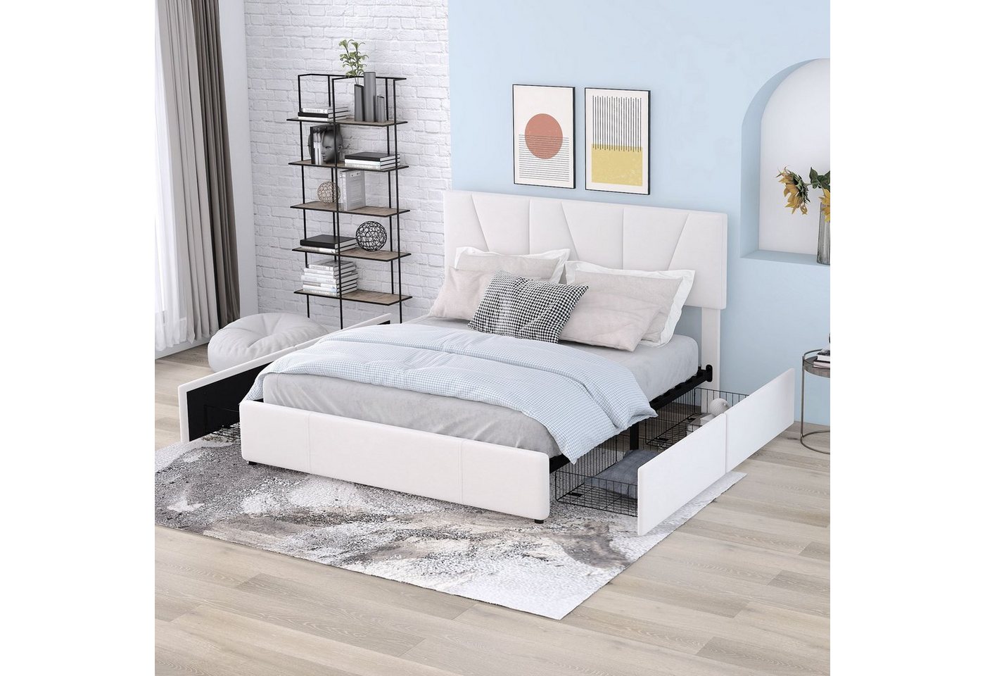 HAUSS SPOLE Bett 90x200 mit Matratze Polsterbett Doppelbett Funktionsbett Bettrahmen HAUSS SPOLE Bett 90x200 mit Matratze Polsterbett Doppelbett Funktionsbett Bettrahmen von HAUSS SPOLE