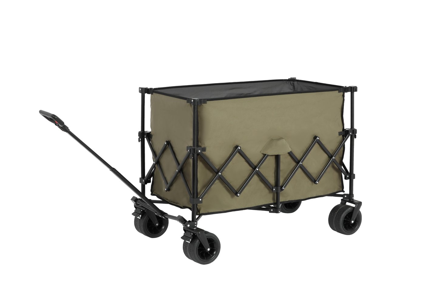 HAUSS SPOLE Bollerwagen faltbar Einkaufstrolley Shopping Trolley Transportwagen Handwagen von HAUSS SPOLE