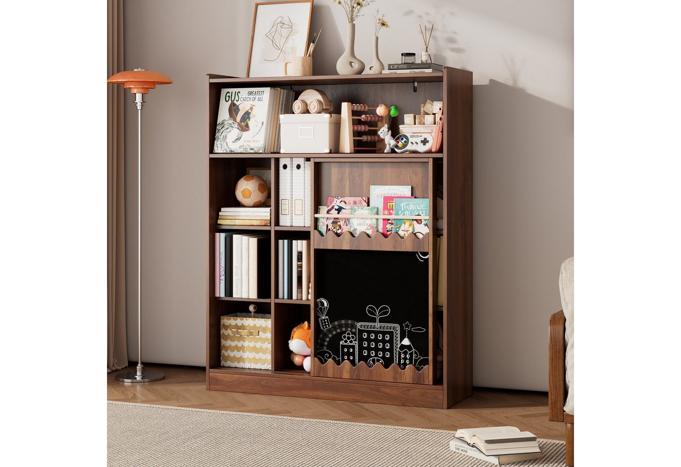 HAUSS SPOLE Bücherregal Standregal Bücherschrank für Wohnzimmer / Büro / Kinderzimmer von HAUSS SPOLE
