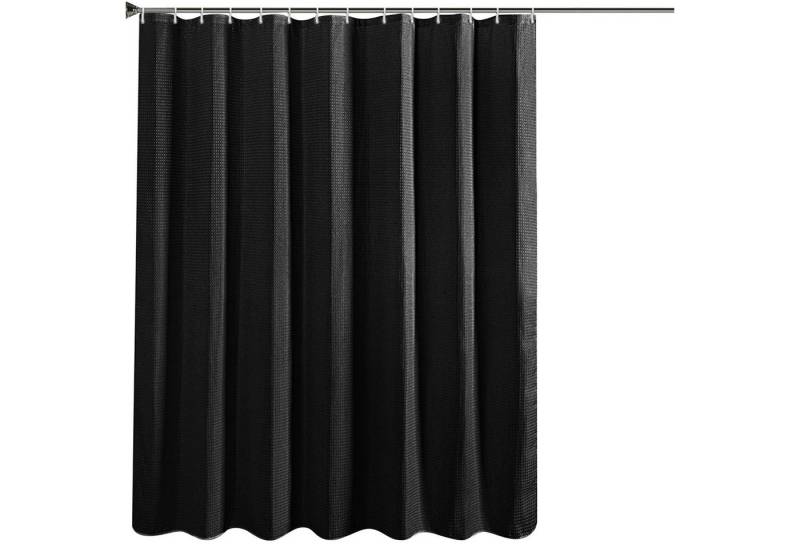 HAUSS SPOLE Duschvorhang Duschvorhang Badvorhang Badewannenvorhang Badezimmer Vorhänge Breite 180 cm (180x180 cm Wasserabweisend Anti-schimmel Waschbar 12 Duschvorhangringe, Duschvorhänge Badvorhänge Badewanne Vorhang Vorhänge aus Stoff), für Badezimmer Haus Hotel Wohnung Wohnmobil Wohnheim von HAUSS SPOLE