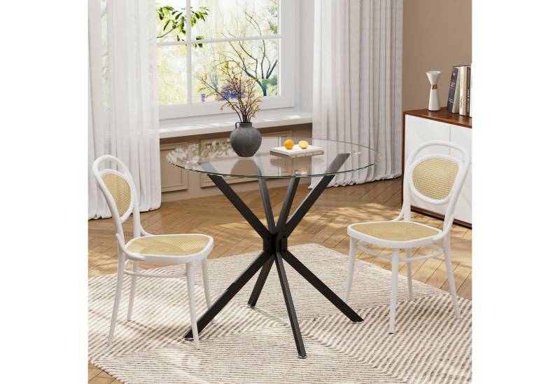 HAUSS SPOLE Esstisch 90cm runder Küchentisch it stabilen Metallbeinen für 1-4 Personen HAUSS SPOLE Esstisch 90cm runder Küchentisch it stabilen Metallbeinen für 1-4 Personen von HAUSS SPOLE