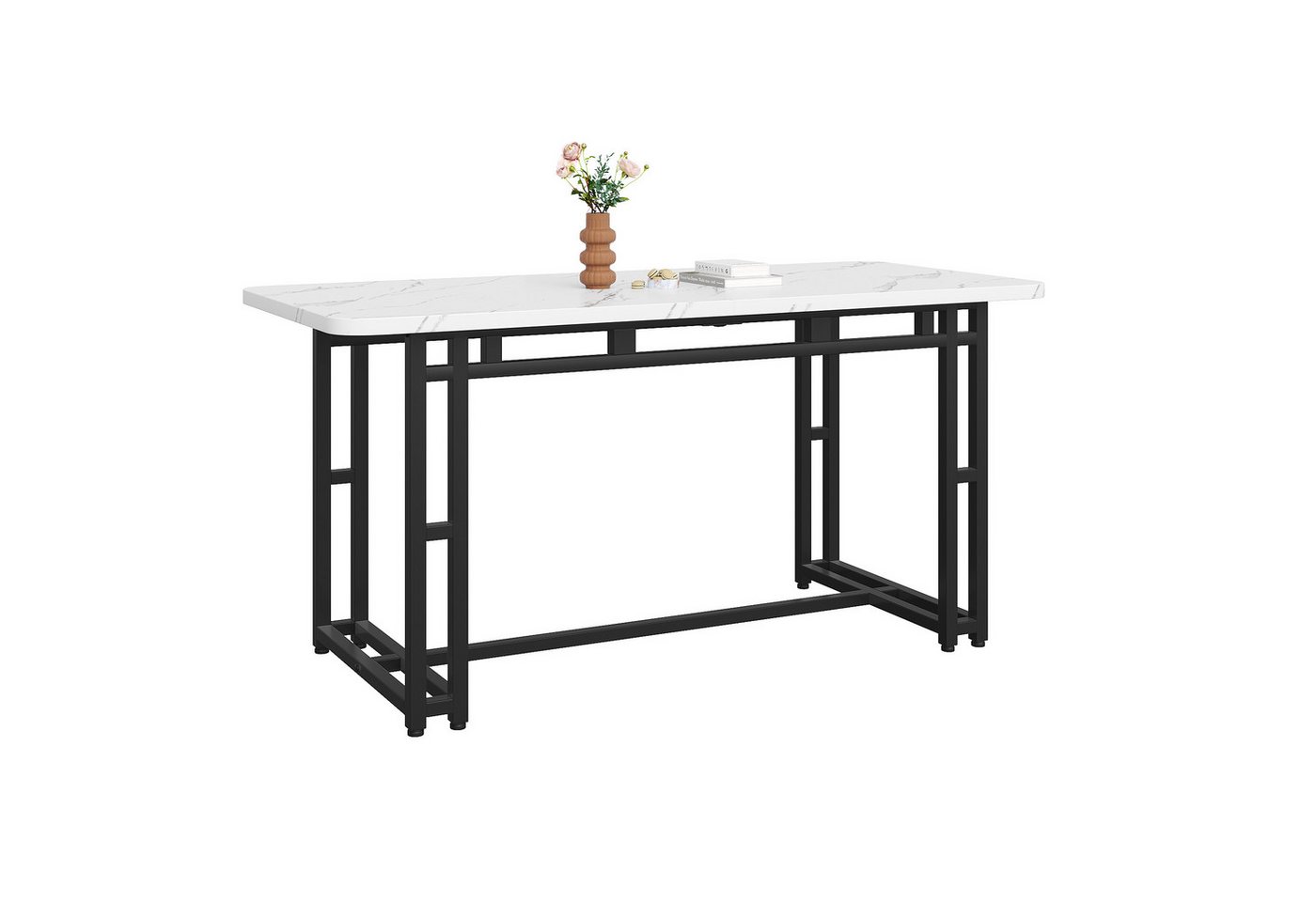 HAUSS SPOLE Esstisch Esstisch Gestell aus Metall, Rechteckiger Esstisch Küchentisch von HAUSS SPOLE