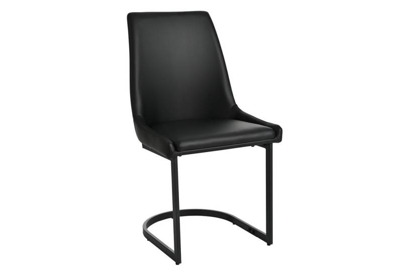 HAUSS SPOLE Esszimmerstuhl 4er set Küchenstuhl Wohnzimmer Esszimmerstühle mit Goldenen Metallbein (2er Set Esszimmerstühle aus Kunstleder-Leder – Ergonomisch, pflegeleicht, hohe Rückenlehne – Stilvolle Freischwinger für Esszimmer, Wohnzimmer & Homeoffice, 4 St), Mit Hohe Rückenlehne von HAUSS SPOLE