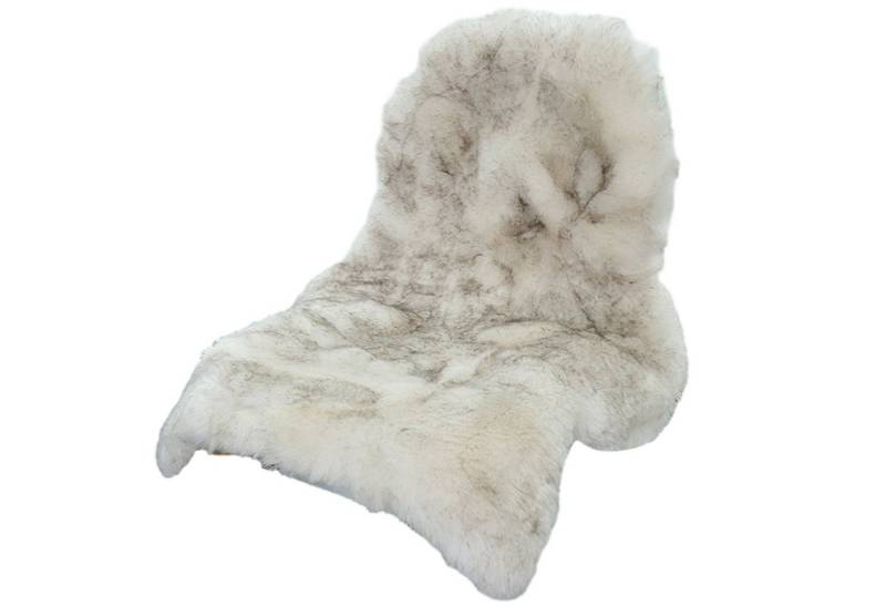 HAUSS SPOLE Fellteppich Fellteppich Dena Teppiche Fellteppich Kunstfell Fellform, fellförmig, Höhe: 60 mm, Teppiche für Wohnzimmer Schlafzimmer von HAUSS SPOLE