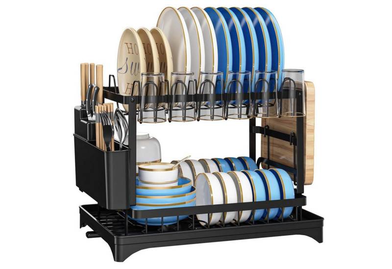 HAUSS SPOLE Geschirrständer Abtropfkorb Besteckhalter Abtropfständer Essstäbchenhalter HAUSS SPOLE Geschirrständer Abtropfkorb Besteckhalter Abtropfständer Essstäbchenhalter von HAUSS SPOLE