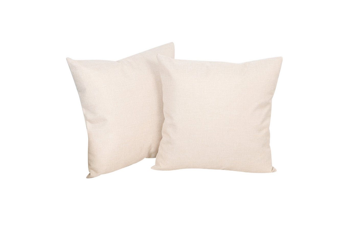 HAUSS SPOLE Kissenbezüge 2er Set Kissenbezug Verdeckter Reißverschluss an der Langen Seite, (2 Stück), Sofakissen Couchkissen Bezug für Sofa Schlafzimmer mit Reißverschluss von HAUSS SPOLE