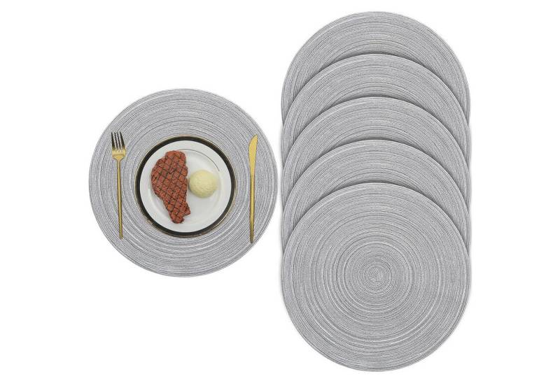 HAUSS SPOLE Platzset 6-Platzset PVC Platzdecken, Platzmatte, Tischmatten, Schmutzabweisend von HAUSS SPOLE