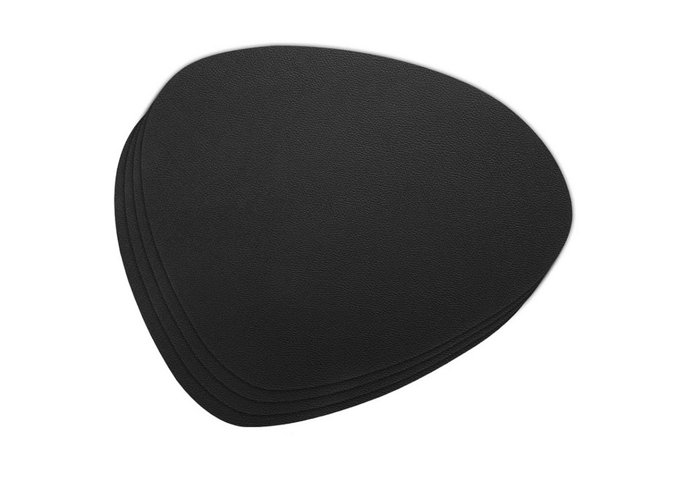 HAUSS SPOLE Platzset Platzset, Leder Platzdecken, Platzmatte, Tischmatten, Schmutzabweisend, (Rutschfest Abwaschbar Hitzebeständig Schmutzabweisend, Doppelseitigen Tischuntersetzer Untersetzer), 4x Tischsets 4x Untersetzer Hause Küche Speisetisch Restaurant Hotel von HAUSS SPOLE