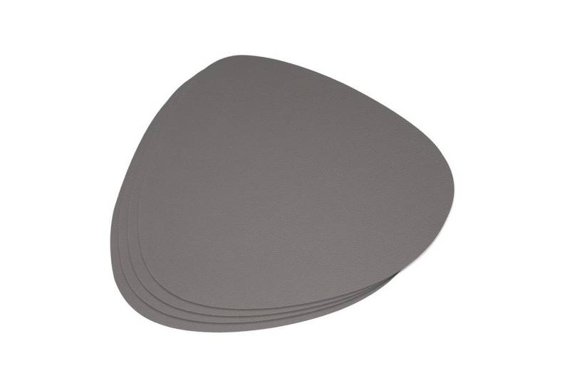 HAUSS SPOLE Platzset Platzset, Leder Platzdecken, Platzmatte, Tischmatten, Schmutzabweisend, (Rutschfest Abwaschbar Hitzebeständig Schmutzabweisend, Doppelseitigen Tischuntersetzer Untersetzer), 4x Tischsets 4x Untersetzer Hause Küche Speisetisch Restaurant Hotel von HAUSS SPOLE