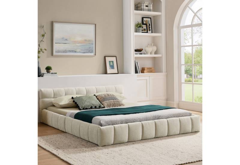 HAUSS SPOLE Polsterbett 140×200 Jugendbett Kinderbett ohne Matratze Bettgestell von HAUSS SPOLE