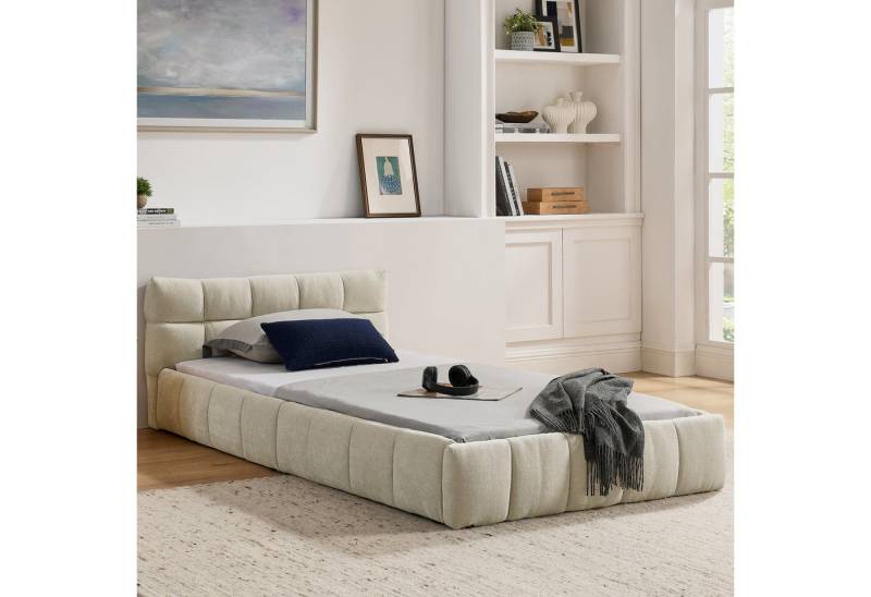 HAUSS SPOLE Polsterbett 90×200 Jugendbett Kinderbett ohne Matratze Bettgestell von HAUSS SPOLE