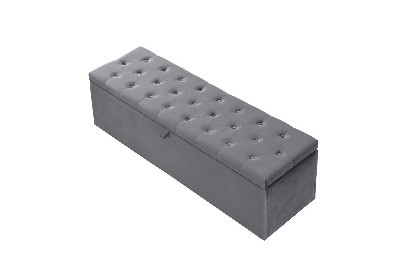 HAUSS SPOLE Polsterbett Polsterbank aus Samt, Gepolsterte Sitzbank, Bank mit Stauraum, Hochwertiges Material HAUSS SPOLE Polsterbett Polsterbank aus Samt, Gepolsterte Sitzbank, Bank mit Stauraum, Hochwertiges Material von HAUSS SPOLE
