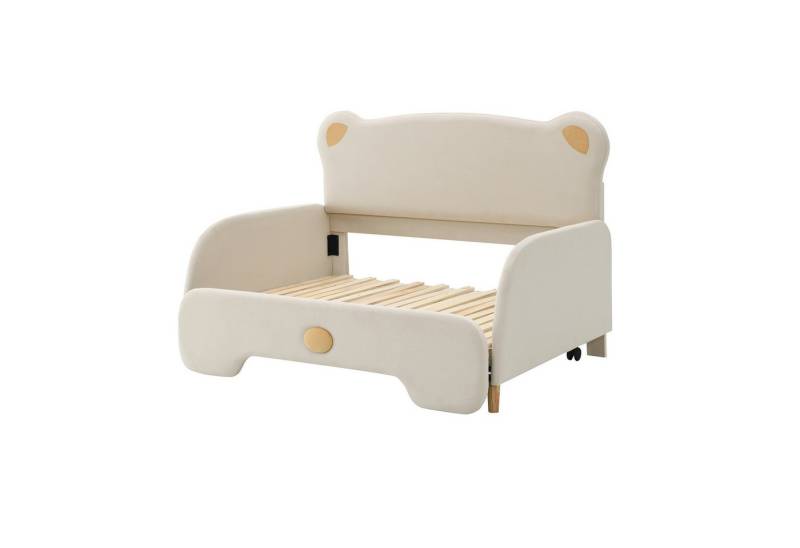 HAUSS SPOLE Polsterbett Polsterbett Funktionsbett Bettrahmen Jugendbett Doppelbett, Platz sparen von HAUSS SPOLE