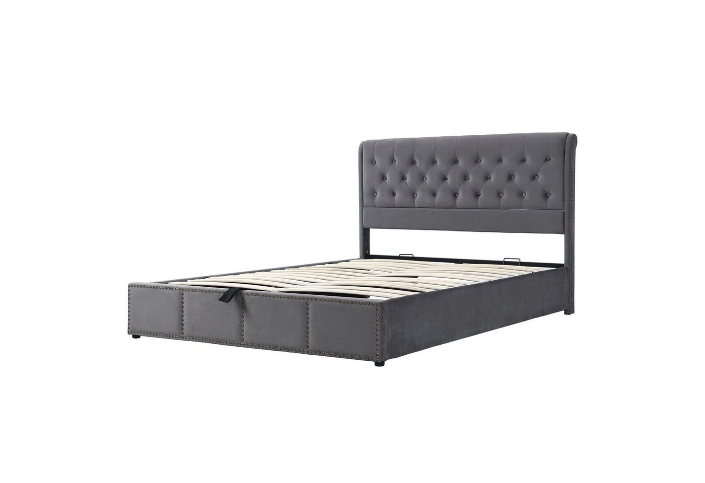 HAUSS SPOLE Polsterbett Polsterbett doppelbett Funktionsbett (140 x 200 cm, ohne Matratze), Hochwertiges Material von HAUSS SPOLE