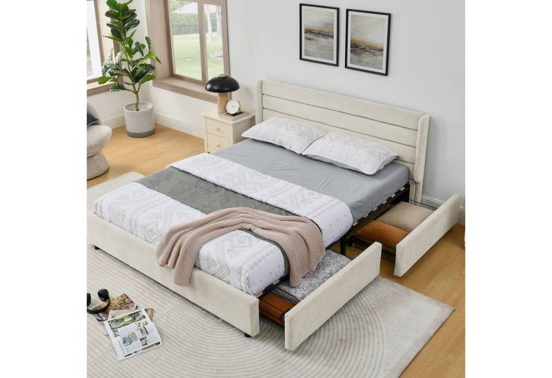 HAUSS SPOLE Polsterbett mit Stauraum 160×200 Jugendbett Kinderbett ohne Matratze Bettgestell HAUSS SPOLE Polsterbett mit Stauraum 160×200 Jugendbett Kinderbett ohne Matratze Bettgestell von HAUSS SPOLE