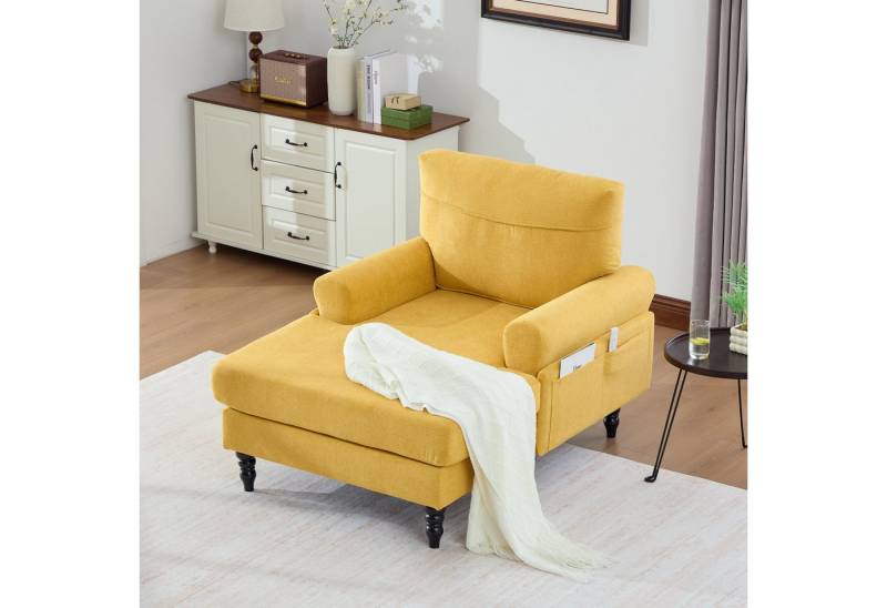 HAUSS SPOLE Relaxsessel Chenille-Liegestuhl Einzelsofa Wohnzimmersofa mit bequemer Rückenlehne HAUSS SPOLE Relaxsessel Chenille-Liegestuhl Einzelsofa Wohnzimmersofa mit bequemer Rückenlehne von HAUSS SPOLE