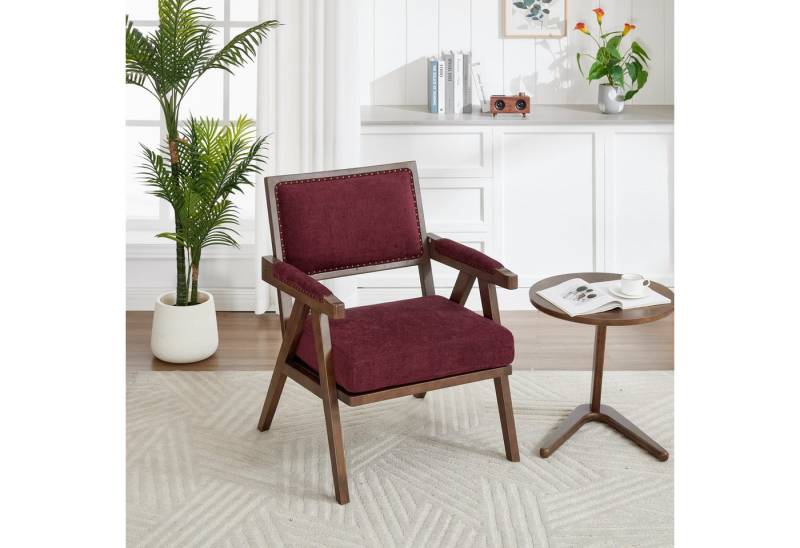 HAUSS SPOLE Relaxsessel Mid-century Loungesessel Sofasessel für Wohnzimmer,Schlafzimmer von HAUSS SPOLE