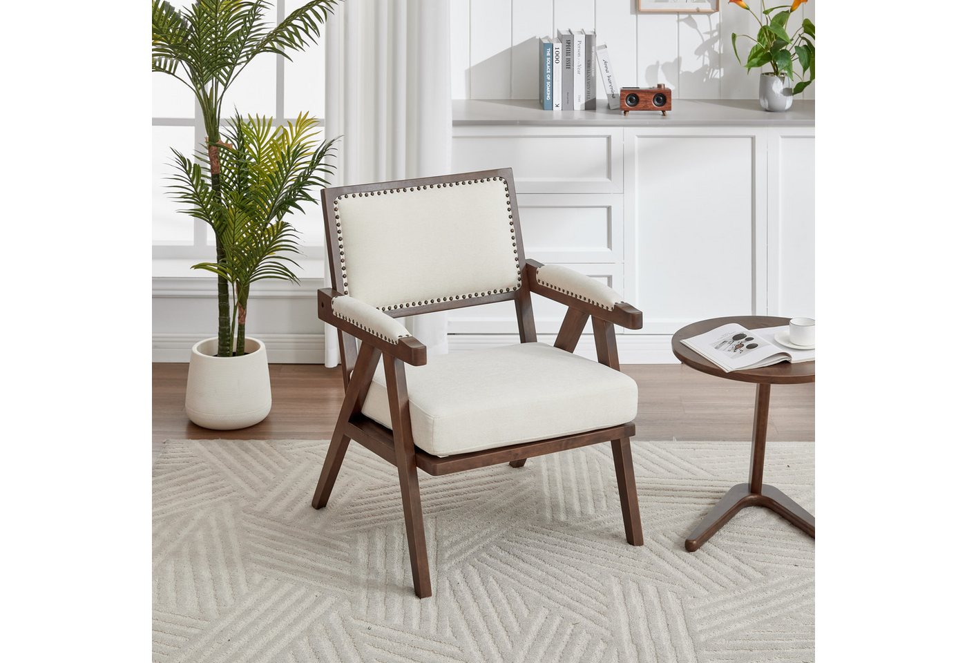 HAUSS SPOLE Relaxsessel Mid-century Loungesessel Sofasessel für Wohnzimmer,Schlafzimmer von HAUSS SPOLE