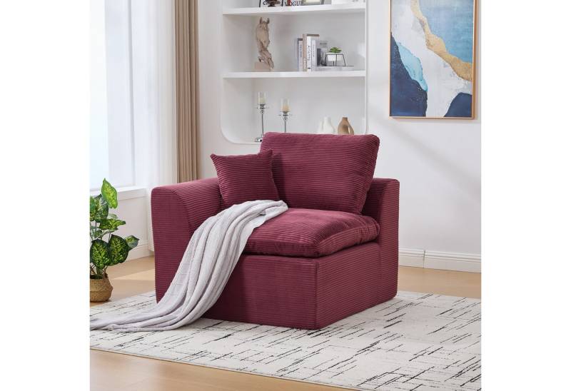 HAUSS SPOLE Relaxsessel Moderne Einzelsessel Polstersessel Wohnzimmersofa mit Abnehmbare Bezug HAUSS SPOLE Relaxsessel Moderne Einzelsessel Polstersessel Wohnzimmersofa mit Abnehmbare Bezug von HAUSS SPOLE