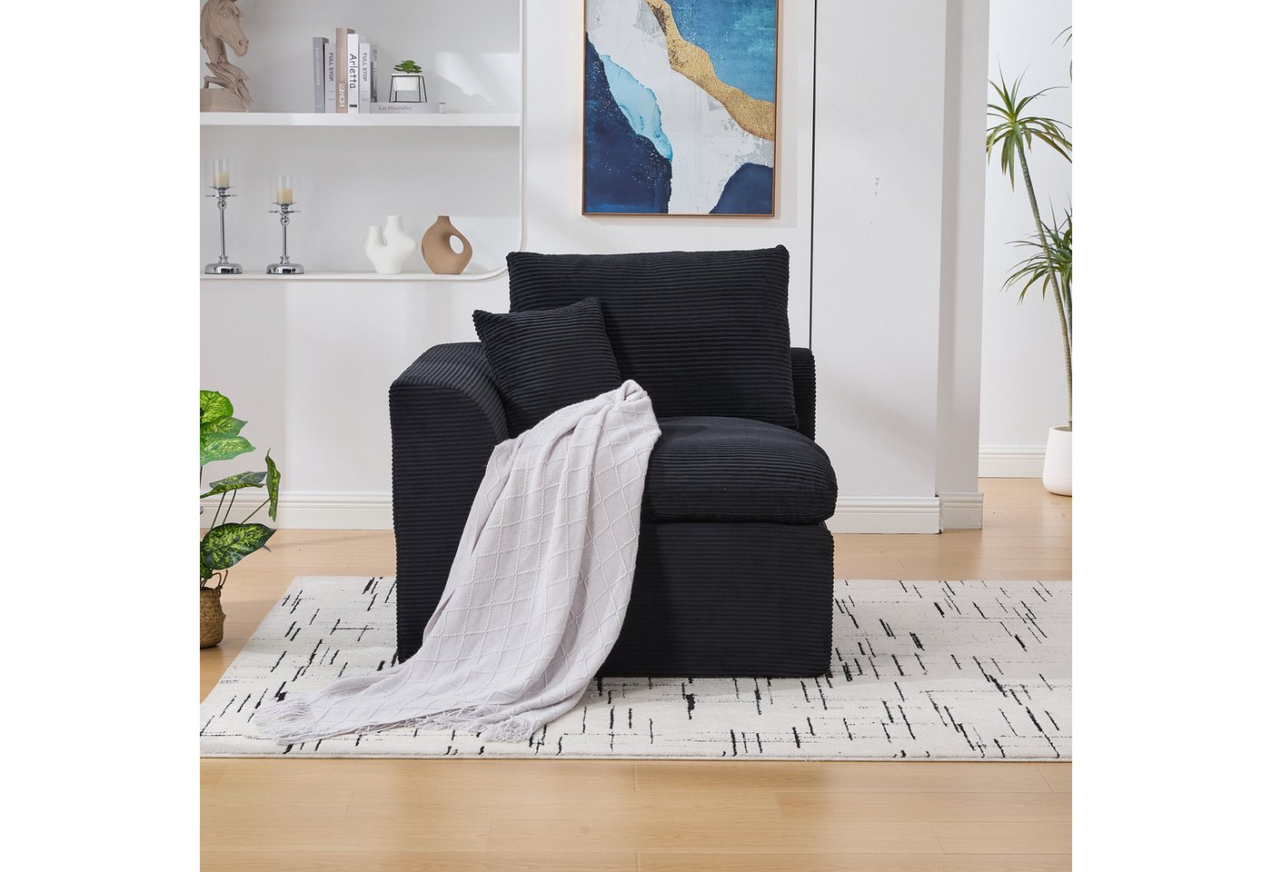HAUSS SPOLE Relaxsessel Moderne Einzelsessel Polstersessel Wohnzimmersofa mit Abnehmbare Bezug HAUSS SPOLE Relaxsessel Moderne Einzelsessel Polstersessel Wohnzimmersofa mit Abnehmbare Bezug von HAUSS SPOLE
