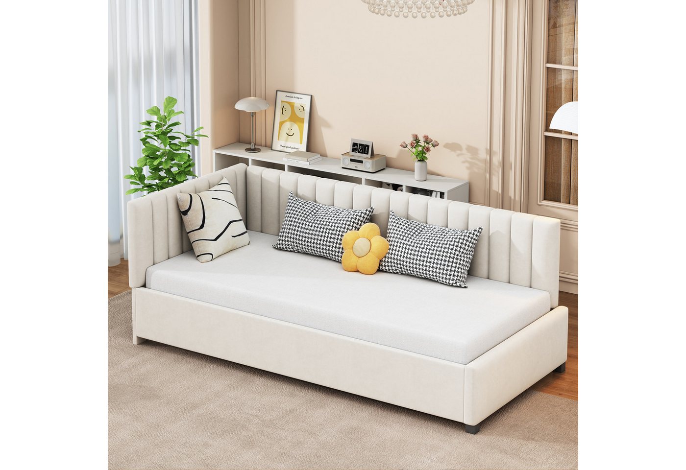 HAUSS SPOLE Schlafsofa 90x200cm mit Matratze Sofabett, Lattenrost, Hautfreundlicher Samtstoff HAUSS SPOLE Schlafsofa 90x200cm mit Matratze Sofabett, Lattenrost, Hautfreundlicher Samtstoff von HAUSS SPOLE