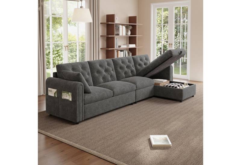 HAUSS SPOLE Schlafsofa L-förmiges Wohnzimmersofa Ecksofa mit Magazintaschen HAUSS SPOLE Schlafsofa L-förmiges Wohnzimmersofa Ecksofa mit Magazintaschen von HAUSS SPOLE