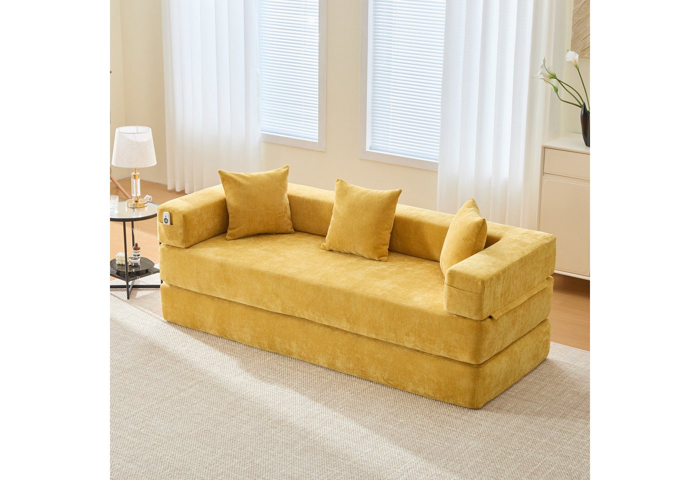 HAUSS SPOLE Schlafsofa mit Schlaffunktion,Modulares Relaxsofa mit Seitentaschen HAUSS SPOLE Schlafsofa mit Schlaffunktion,Modulares Relaxsofa mit Seitentaschen von HAUSS SPOLE
