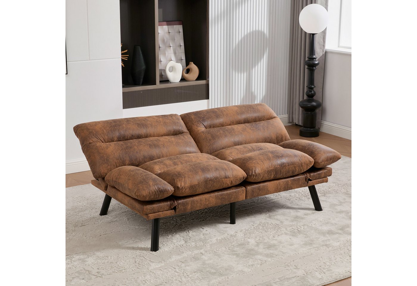 HAUSS SPOLE Schlafsofa mit Schlaffunktion,Zweisitzer Relaxsofa mit verstellbarer Rückenlehne HAUSS SPOLE Schlafsofa mit Schlaffunktion,Zweisitzer Relaxsofa mit verstellbarer Rückenlehne von HAUSS SPOLE